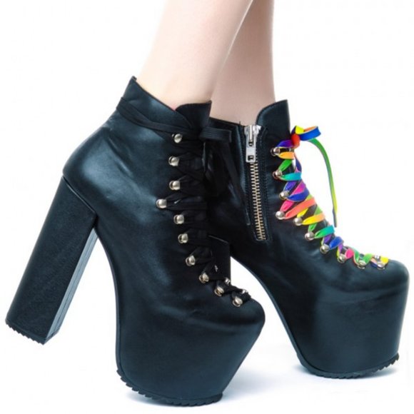 Black Hellbound Boots - Picture 1 of 1